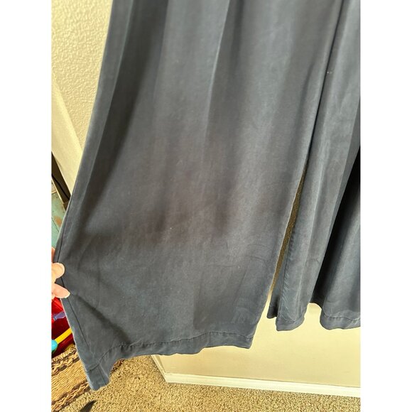 SOLD YFB Womens Black Wide Leg Pants Large button zipper dress pants pockets - Picture 9 of 9